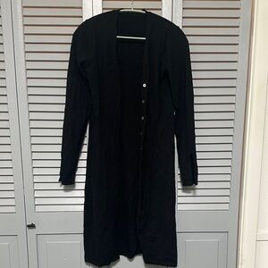 Black Long Cardigan